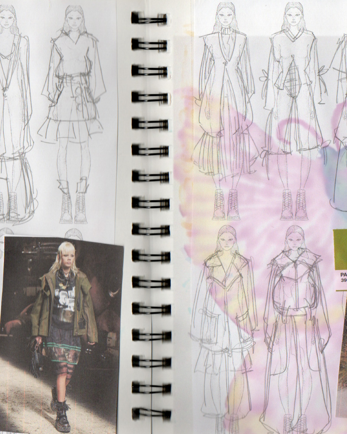 Coach Brand Study - Hand drawn illustrations and digital CADs showcasing Coach's design ethos